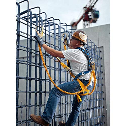 6-Foot Werner C111506 Adjustable Web Positioning Lanyard (1" Web, Snap Hook), 1per Pack