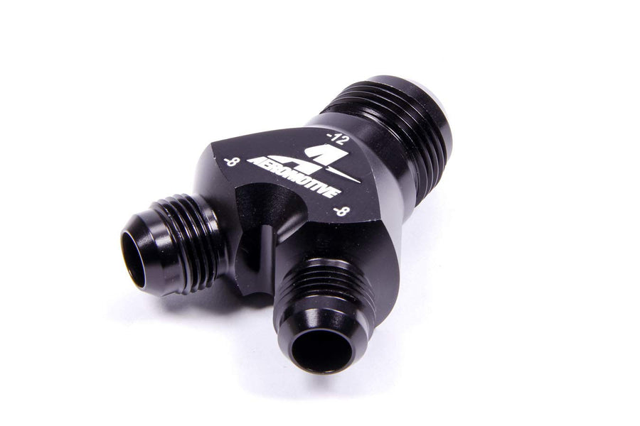 Y-Block, Aeromotive AN-12-2x AN-08, Black