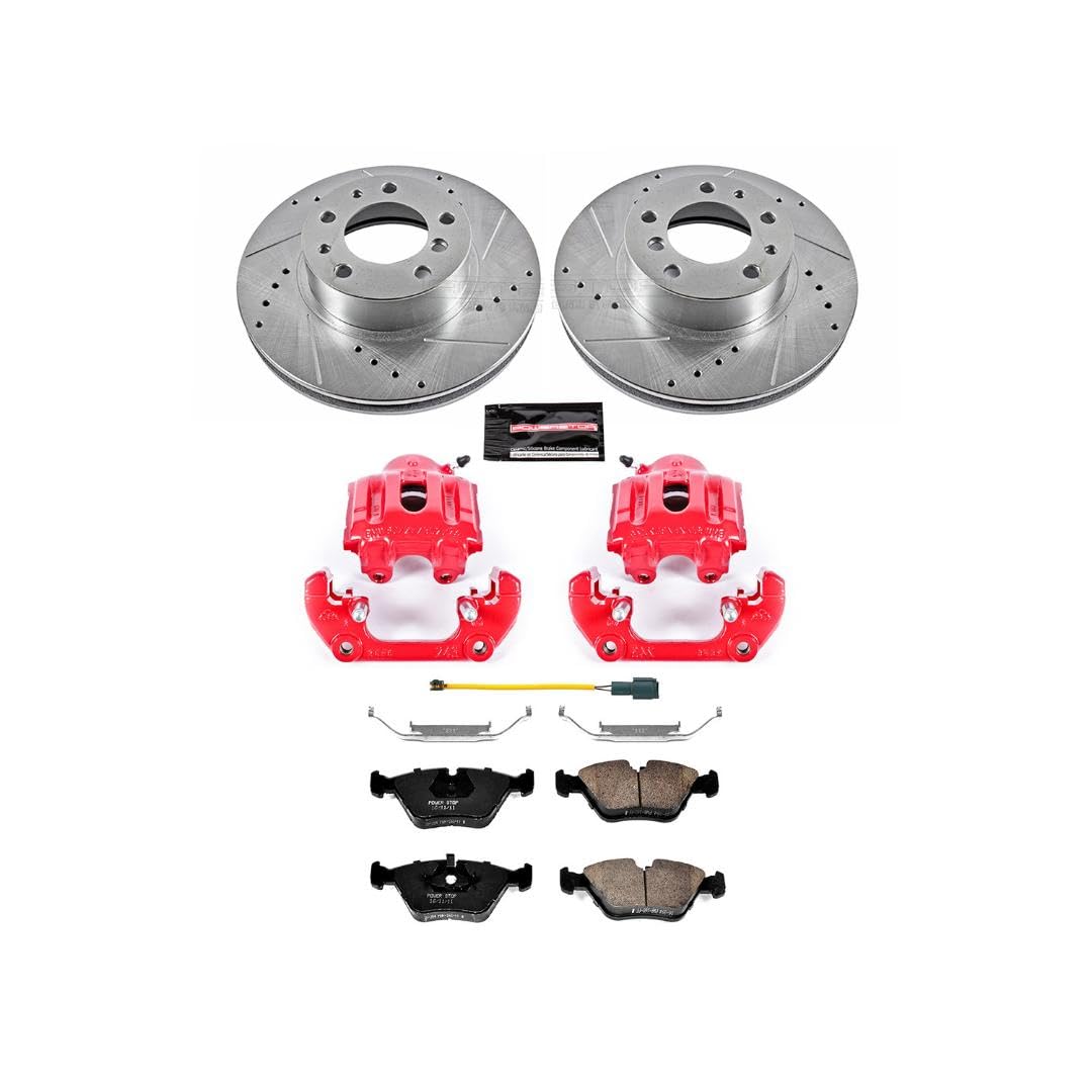 Power Stop Z23 Evolution Sport Brake Kit Front (with Calipers) For BMW 735i 1987-1989, BMW 735iL 1988-1989 [Model Specific]