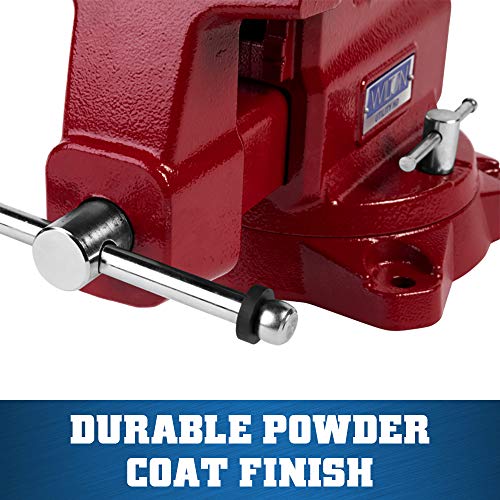 Utility HD Wilton Bench Vise, 6-1/2" Jaw Width, 6-1/4" Jaw Opening, 4-1/4" Throat (Model 656UHD)