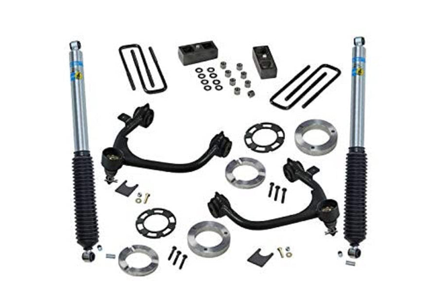 SUPERLIFT SUSPENSION RealTruck 3" Lift Kit | Complete Lift Kit with Rear Bilstein 5100 Series Shocks & Upper Control Arms | 3900B | Fits 2019-2024 Chevrolet Silverado/GMC Sierra 1500
