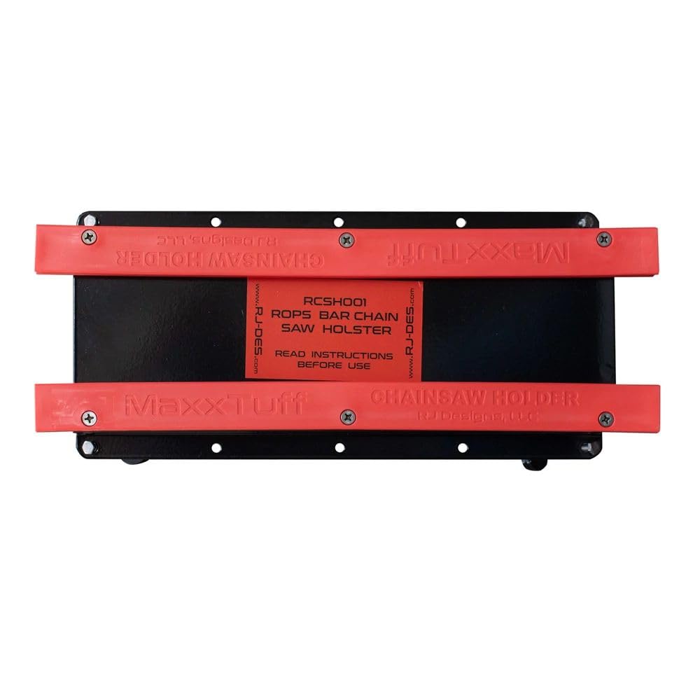Chainsaw Holder MAXXTUFF Heavy-Duty Tractor ROPS, Model RCSH001