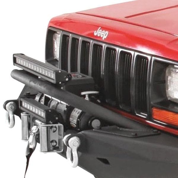 XRC Smittybilt 76811 Front Bull Bar Accessory for 1984-2001 Jeep Wrangler XJ Front Bumper