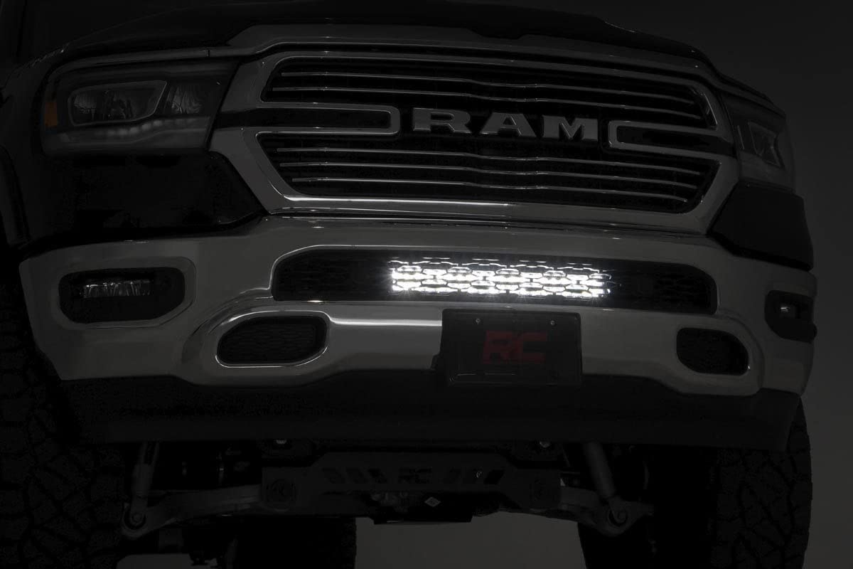 20" Rough Country LED Bumper Kit for 2019-2022 Ram 1500 | White DRL - 70779DRL