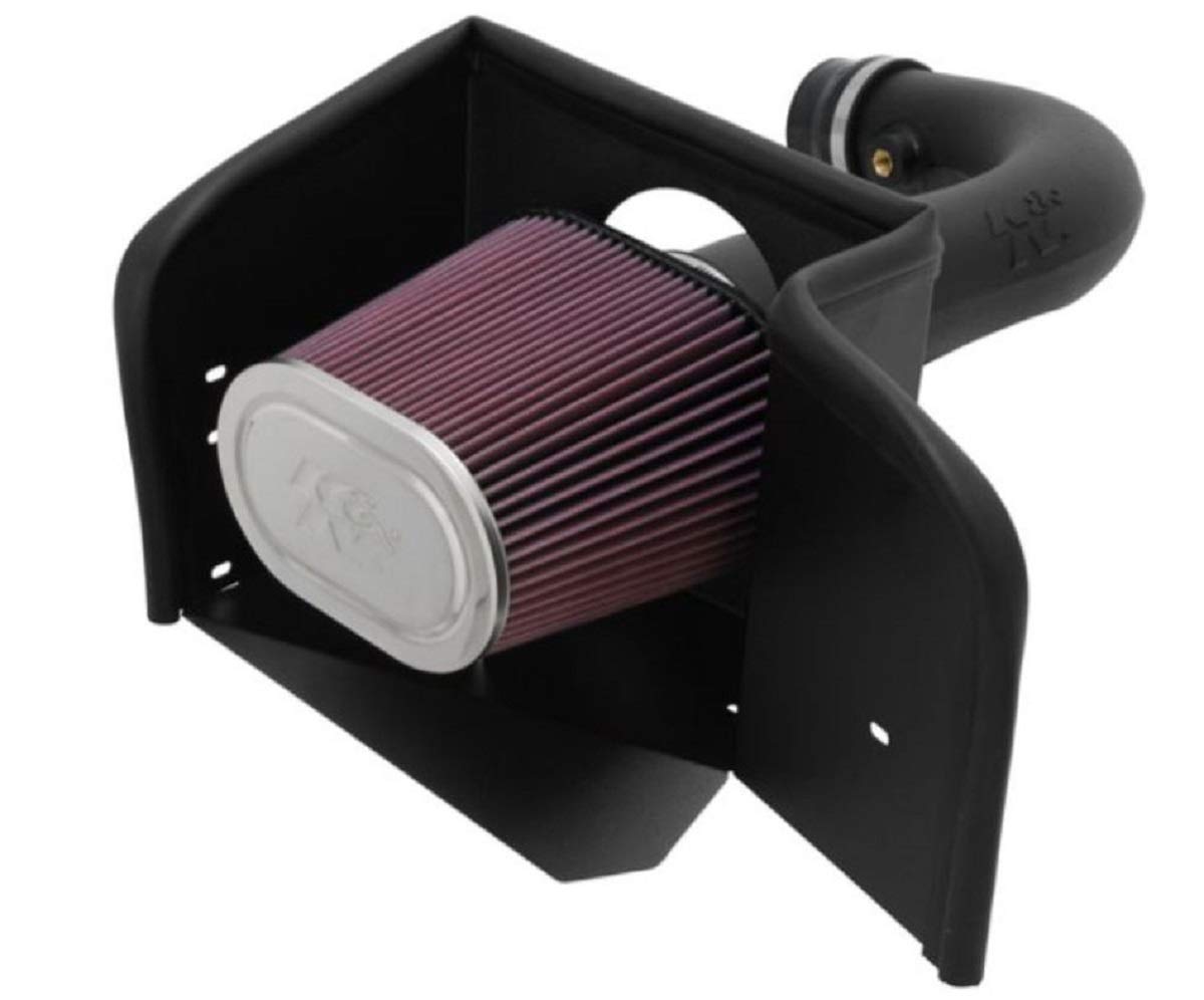 K&N Cold Air Intake System: High-Flow Air Filter, Towing & Increase Performance: Compatible with 2002-2012 Dodge/RAM: 1500, 2500, 57-1529