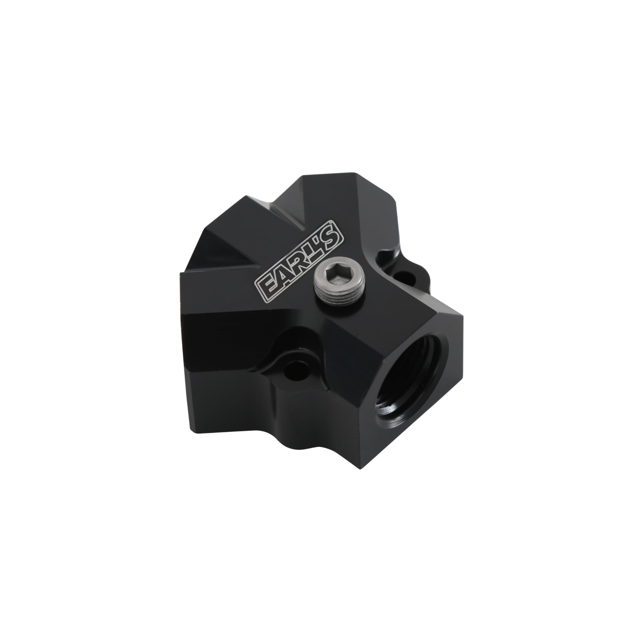 Distribution Block Earl's -8 O-Ring Port To 3 X -6 O-Ring Port