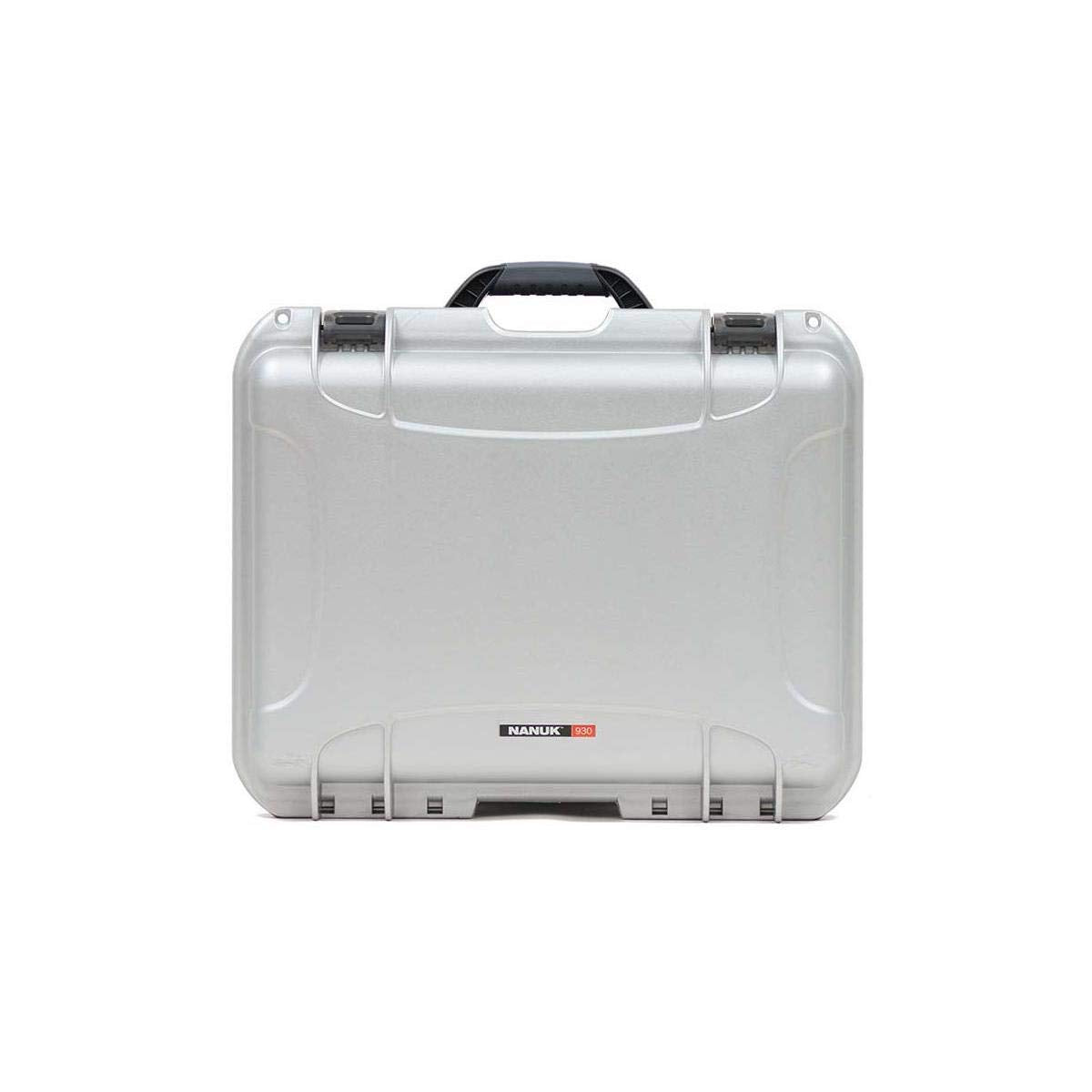 Large Nanuk Series 930 Lightweight NK-7 Resin Waterproof Protective Case with Foam, Silver
