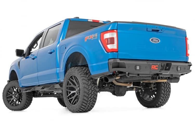 Dual Rough Country Cat-Back Exhaust for 2021-2024 Ford F-150 2WD/4WD - 96018
