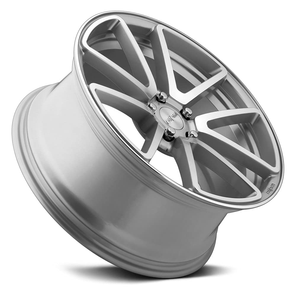 R120 Rotiform 18X8.5 5X4.5 GL-SLVR-MACH 45MM - R120188565+45