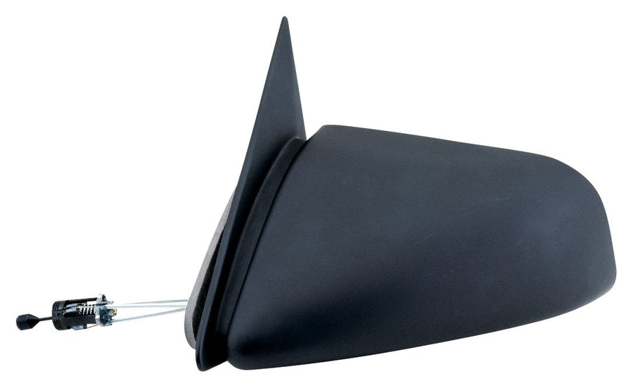 Driver Side Fit Mirror for Dodge Spirit, Plymouth Acclaim, Black, Non-Foldaway, Manual Remote