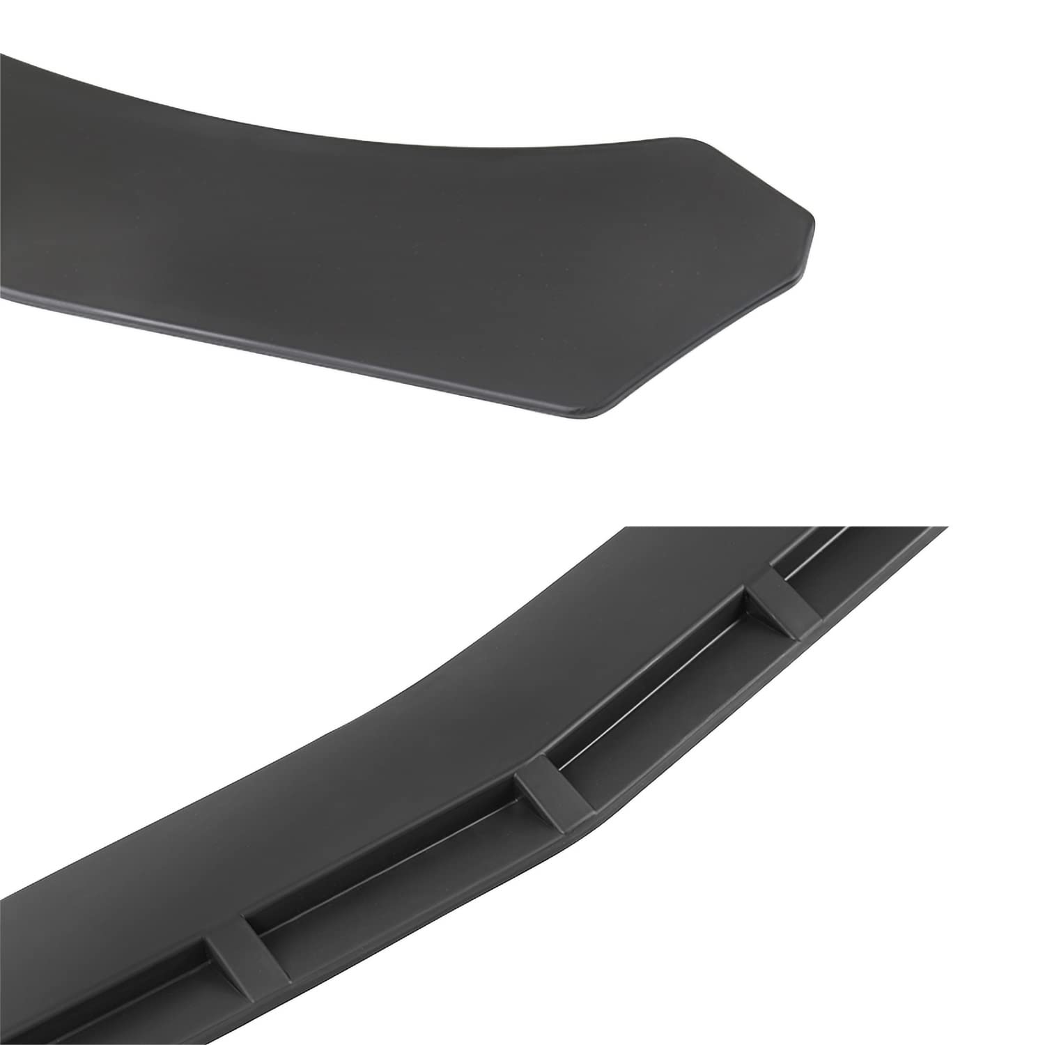 Matte Black Spec-D Tuning Universal PP Front Bumper Lip Spoiler Splitter Body Kits 3PC