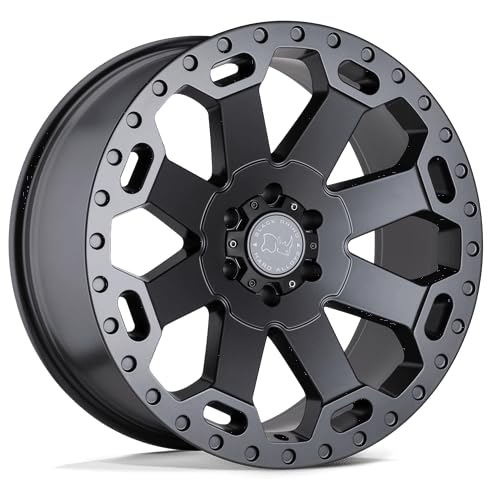 Black Rhino WARLORD Hard Alloys 17X8 5X4.5 5.88 35mm MATTE GUNMETAL - 1780WAR355114G76