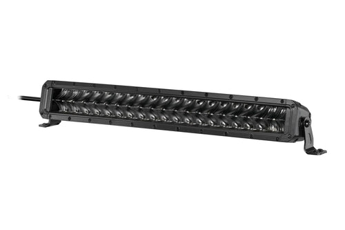 Hella Tough Black Magic 20 Inch Double Row Curved LED Lightbar- Performance High Beam Off-Road Light for Pickup Trucks, ATV, SUV, 4x4, Jeep, Tractors / 358197601