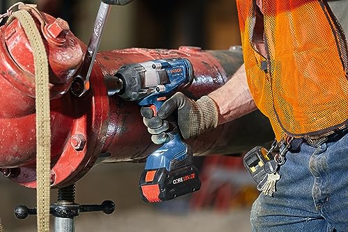 BOSCH PROFACTOR™ GDS18V-740CB14 18V Connected 1/2 In. Impact Wrench Kit with Friction Ring and (1) CORE18V 8 Ah High Power Battery