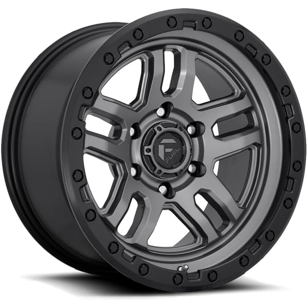 1PC FUEL AMMO 20x10 6x139.70 MATTE GUN METAL BLACK BEAD RING (-18 mm) Wheel