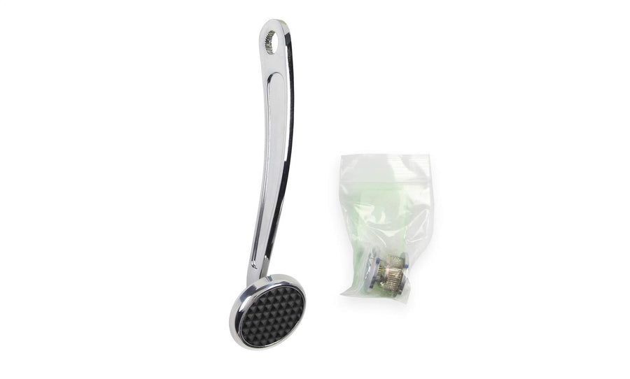 Goolsby Edition Lokar Performance Products DBW-6188 Drive By Wire Steel Throttle Pedal With Polished Round Pad-Chrome