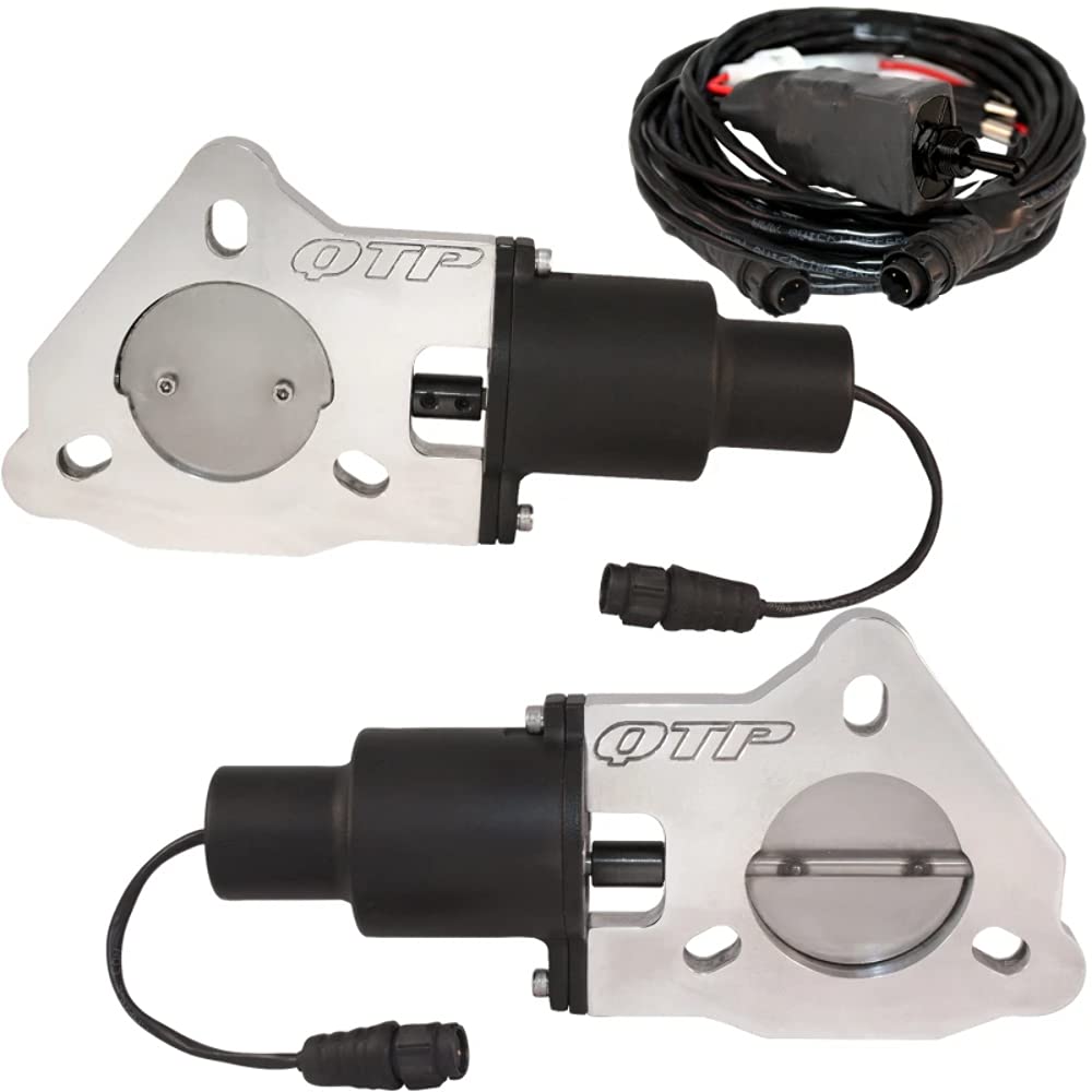 QTEC45 Quick Time Performance Dual 2.25 Inch QTP Electric Cutout Valves
