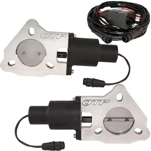 QTEC45 Quick Time Performance Dual 2.25 Inch QTP Electric Cutout Valves