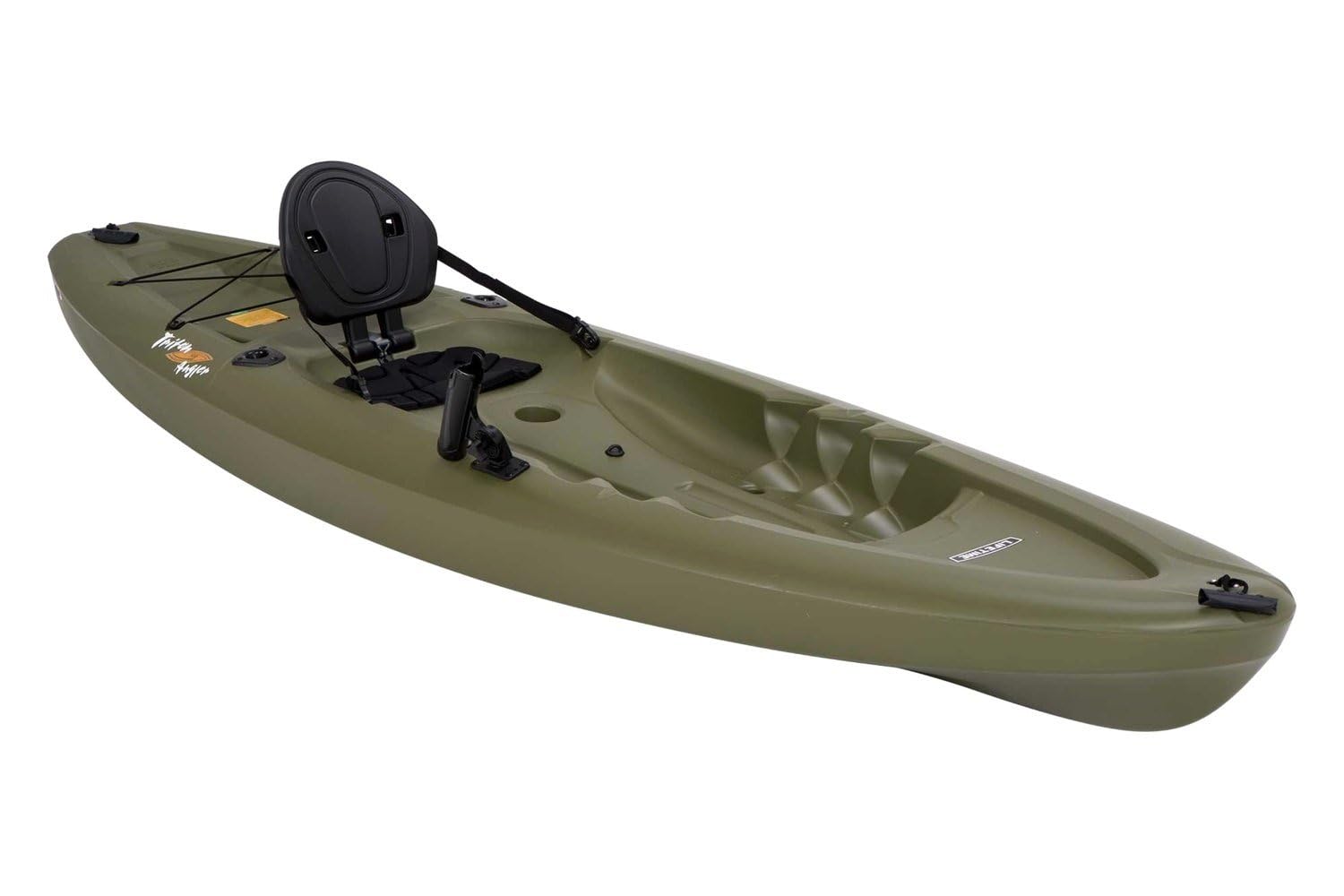 Triton Angler Lifetime 100 Fishing Kayak, Olive Green