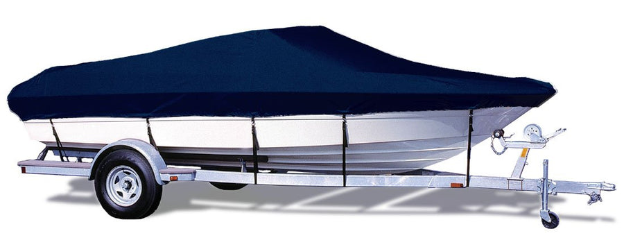 Taylor Made Products Semi-Custom Trailerite Boat Cover for V-Hull Bow Riders Boats with Inboard/Outboard Motor, Multiple Sizes and Colors