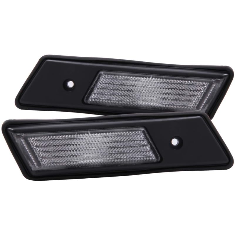 Clear Lens ANZO USA Side Marker Light Set-Black 511022