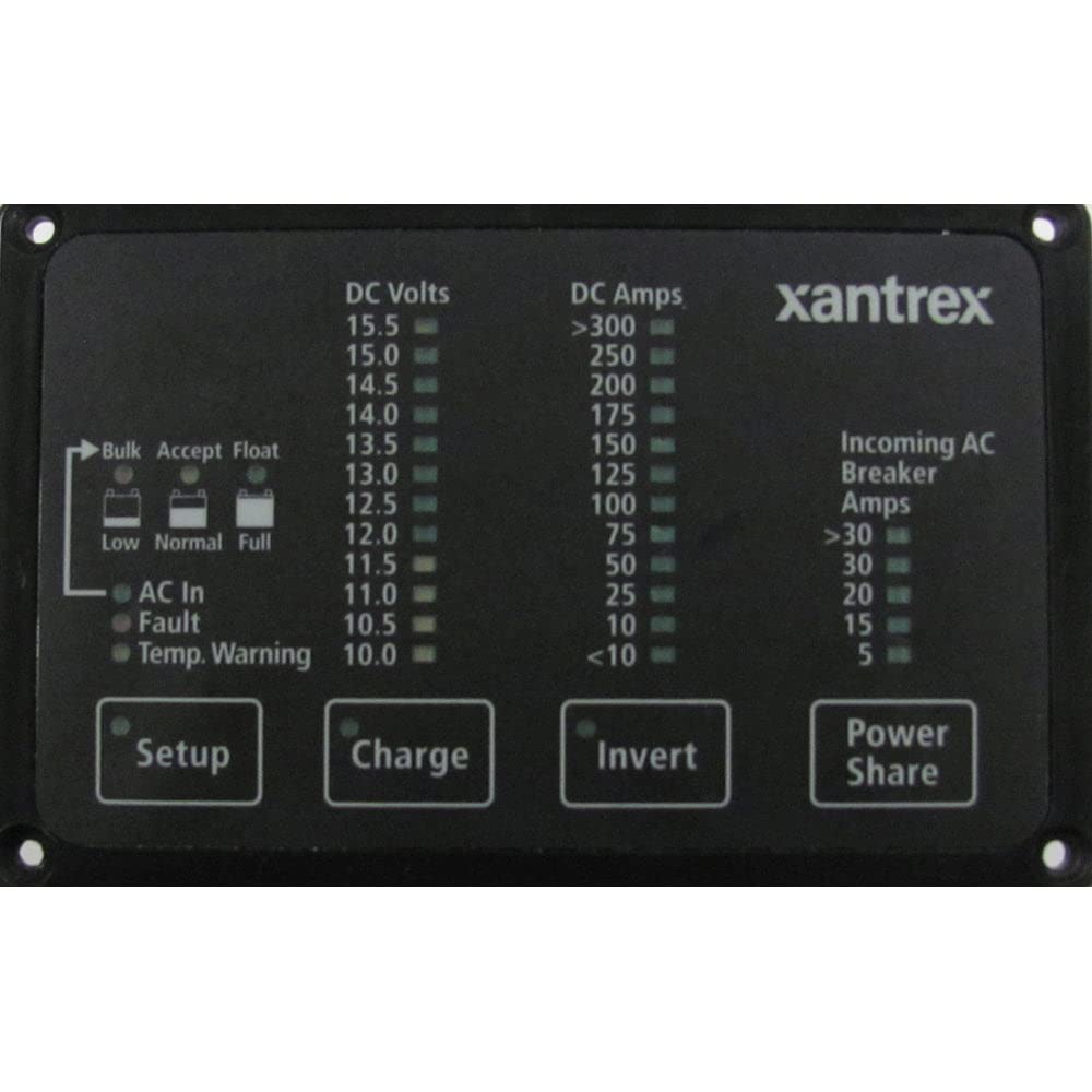 Heart Xantrex FDM-12-25 Battery Status & Freedom Inverter/Charger Remote Panel Control