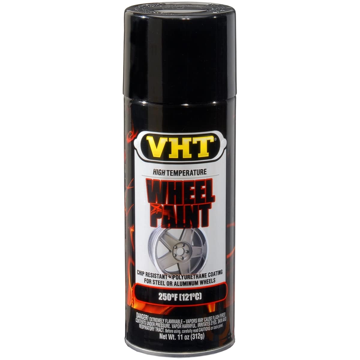 Gloss Black Spray Paint – VHT SP187 High Temperature Wheel Paint - 11 oz Aerosol Can