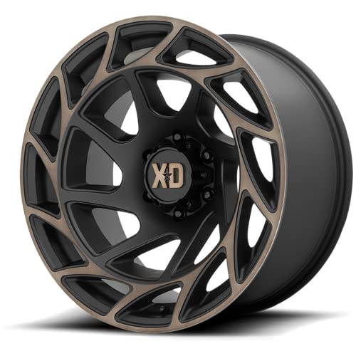 20x9 XD860 ONSLAUGHT, Bolt Pattern: 8x170/, Offset: 0, SATIN BLACK WITH BRONZE TINT, set of 1