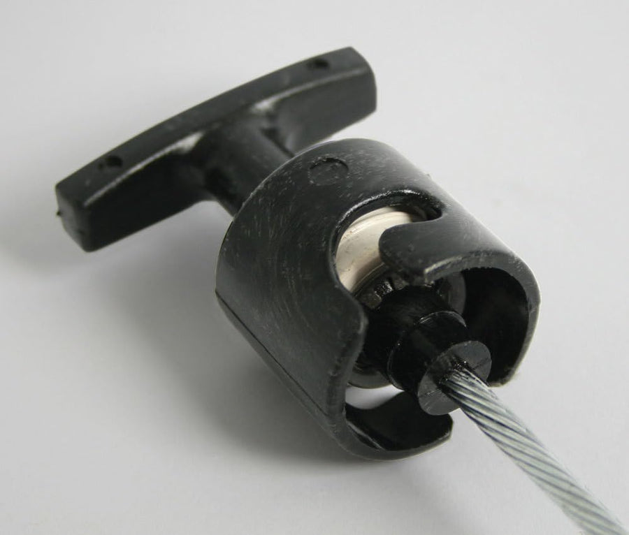 Zinc Plated Moroso Twist Lock Dipstick , Black 25973