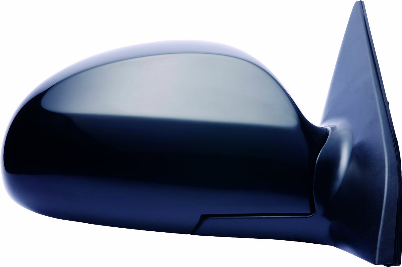 Kia Spectra 5 Wagon/Sedan Passenger Side Mirror, Black PTM, Foldaway, Blue Glass, Heated Power