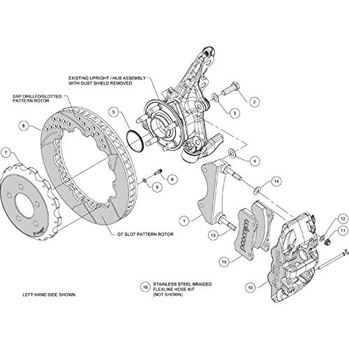 Brake Kit Wilwood 14014288D