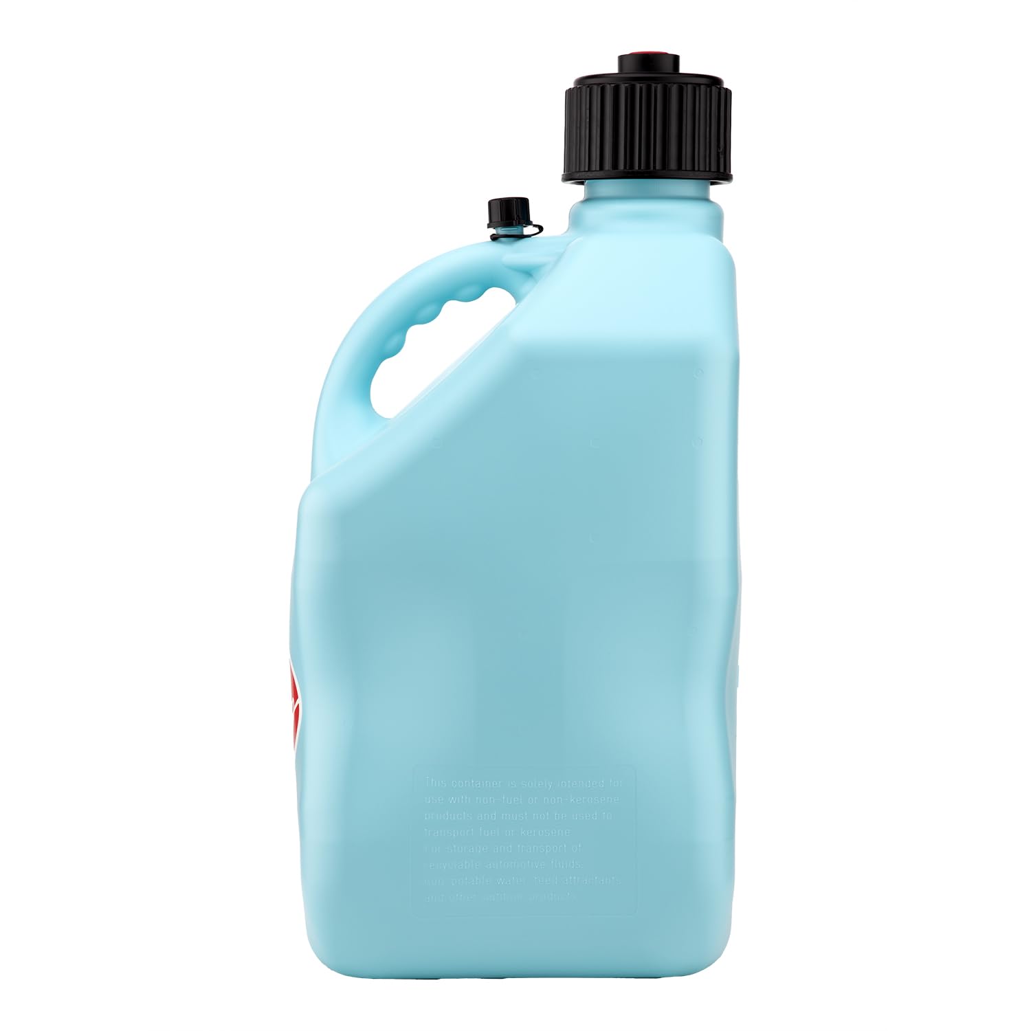 5.5 Gallon VP Racing Motorsport Racing Jug with Contoured Handle, Multipurpose Cap and Rubber Gaskets, Sky (1 Pack)