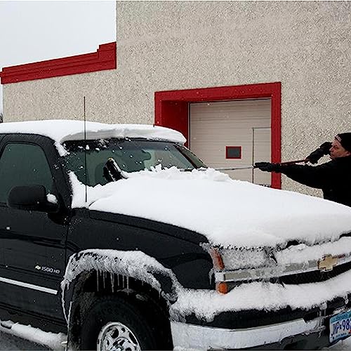 DU-Hooky Brush and Broom Combo Tool Extension | Compatible with DU-Hooky Extendable Reaching Tool - Twists Onto End of Pole | Easily Cleans Truck Bed and Converts to Garage or Shop Broom | 70086