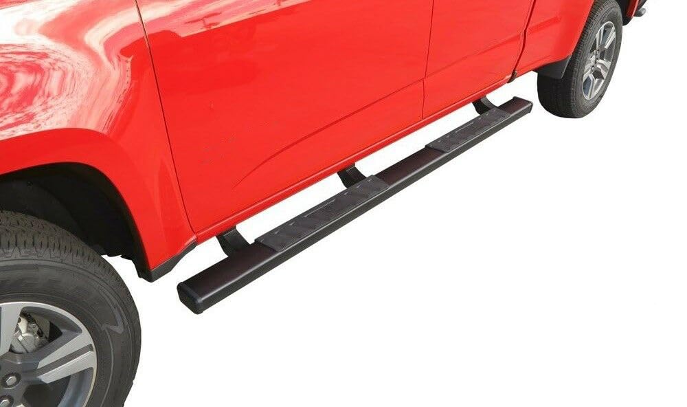 Summit Black Horse Aluminum Running Boards Compatible with 2007-2021 Toyota Tundra Double Cab-SU-TO0279BK