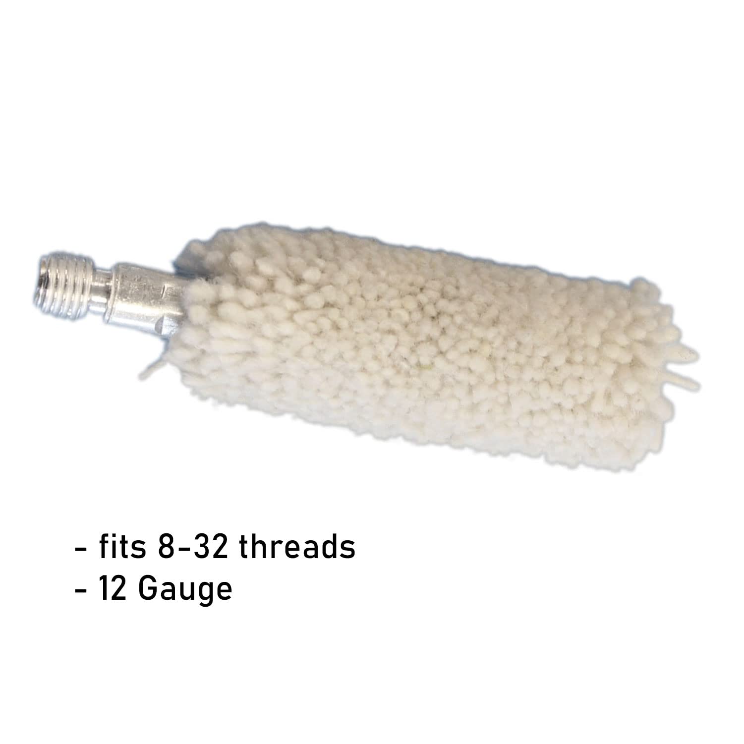 Birchwood Casey Gun Maintenance Durable Versatile Scrubbing Cleaning Cotton Bore Mop | for 12 Gauge