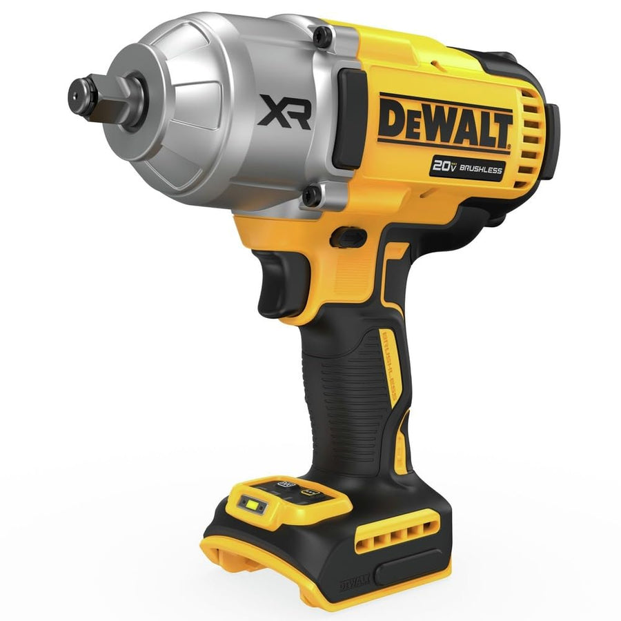 20V MAX DEWALT Cordless Impact Wrench, 1/2 Impact Gun, 4-Speed High Torque with Hog Ring Anvil and LED Light, Brushless Motor, Precision Wrench, Tool Only (DCF900B)