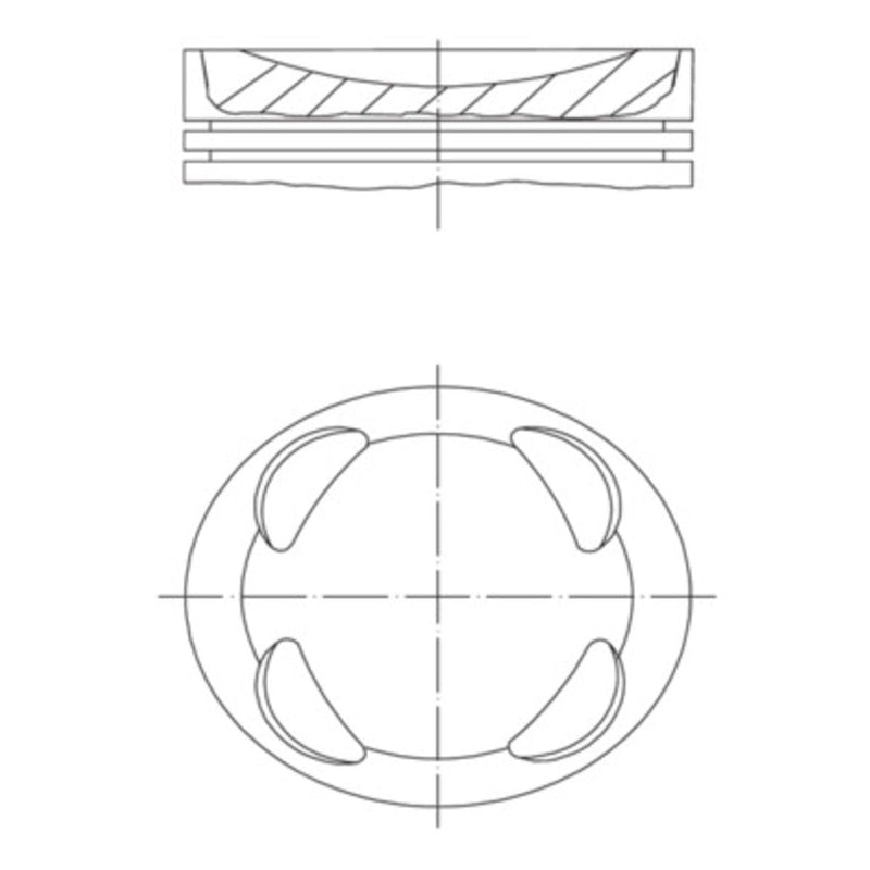 Engine MAHLE Piston 081 PI 00104 000