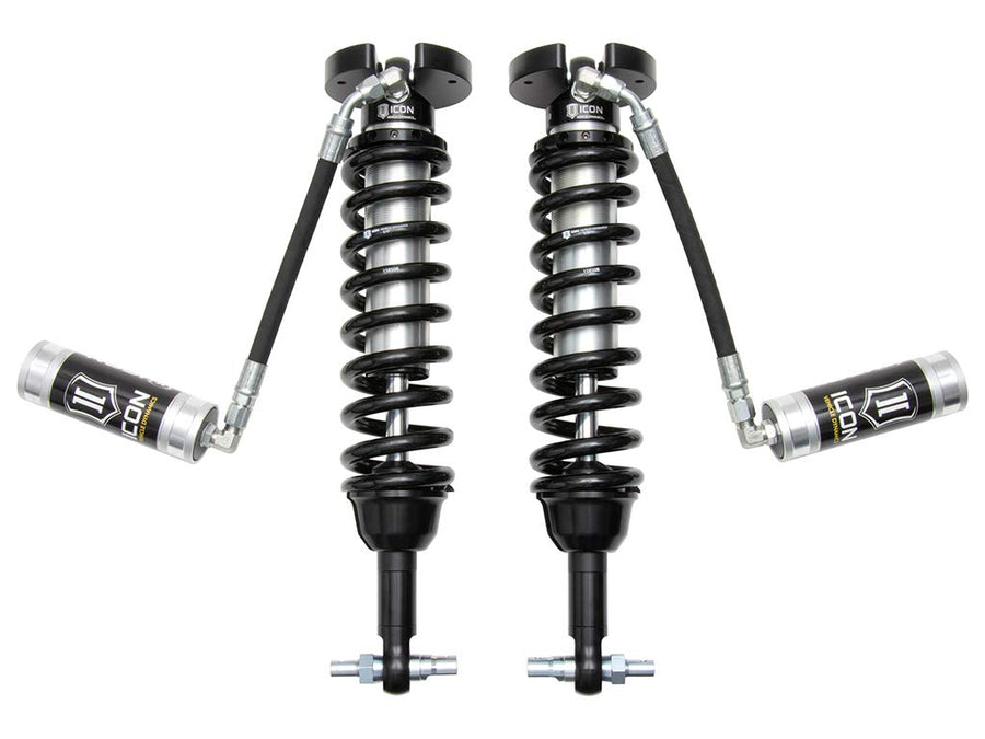 ICON 2.5 VS Extended Travel Remote Reservoir Coilover Kit, Front, 0-3.5" Lift Compatible with 2019-23 GM 1500, 71656