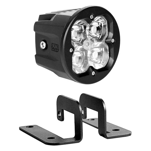 XKGLOW 1PC Fog Light Mount Cube Light Spot Beam Bluetooth App Control
