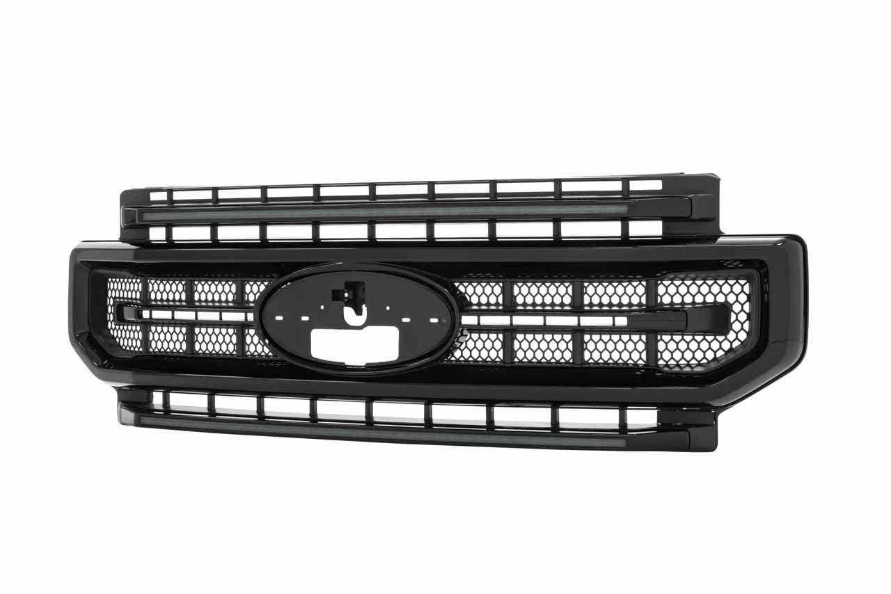 Ford Super Duty Morimoto XBG LED Grille (20-22) (Gloss Black / White DRL) HTMC XBG10