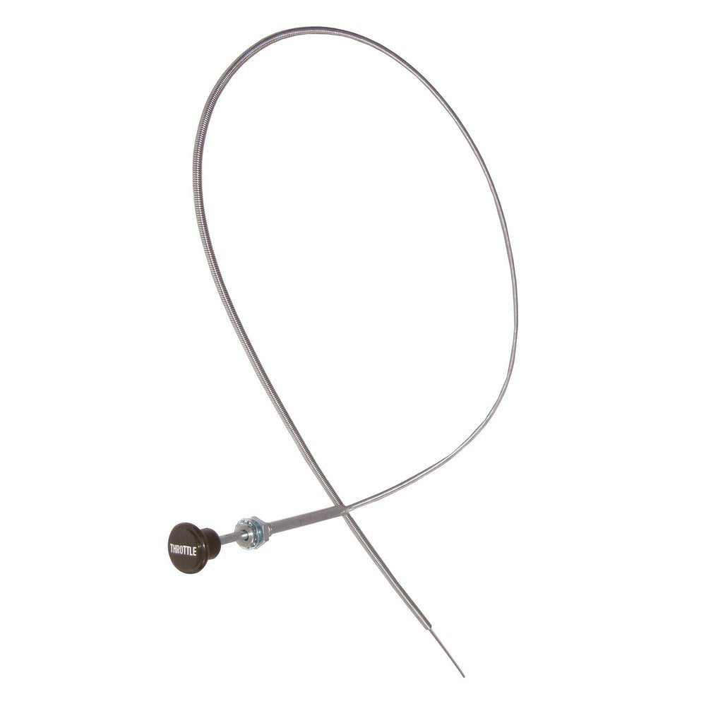 17735.01 | Omix | Carburetor Accelerator Cable, Black Knob | OE Reference: 946225 | Fits 1941-1971 Willys/CJ