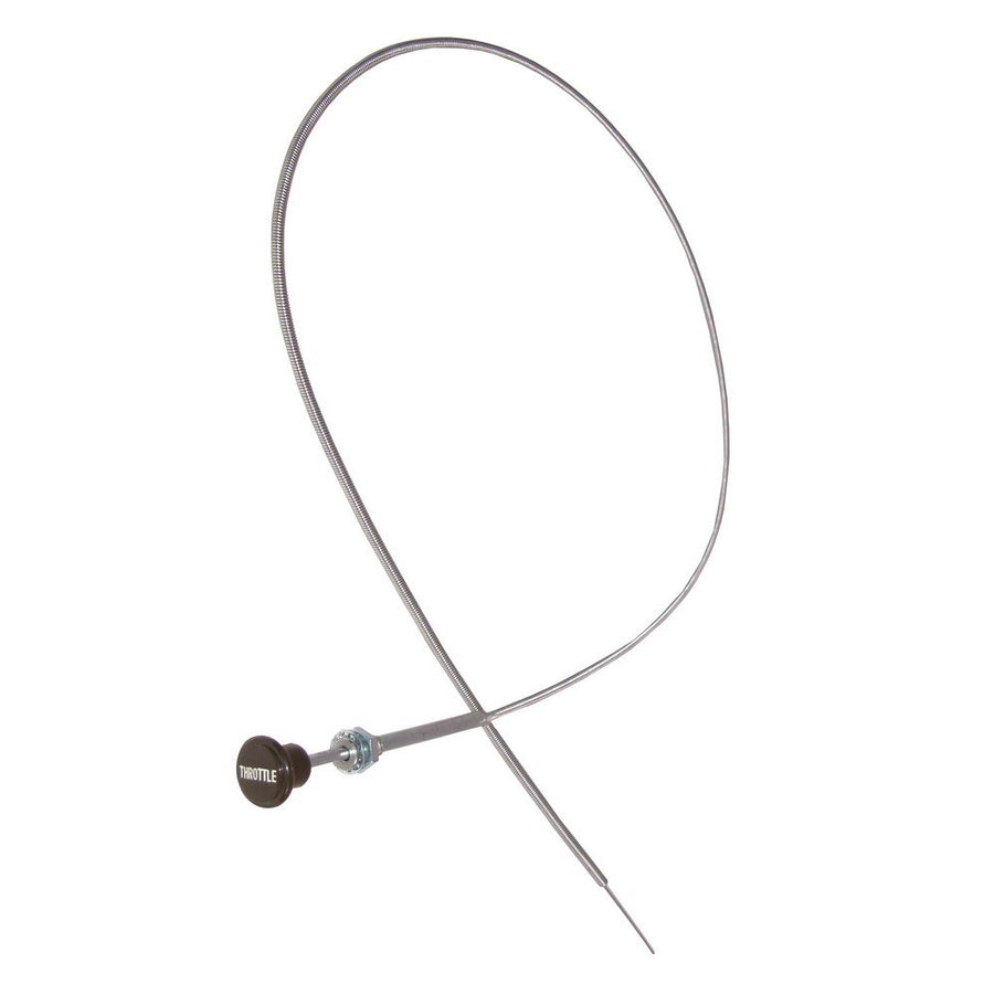 17735.01 | Omix | Carburetor Accelerator Cable, Black Knob | OE Reference: 946225 | Fits 1941-1971 Willys/CJ