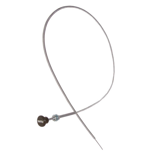 17735.01 | Omix | Carburetor Accelerator Cable, Black Knob | OE Reference: 946225 | Fits 1941-1971 Willys/CJ