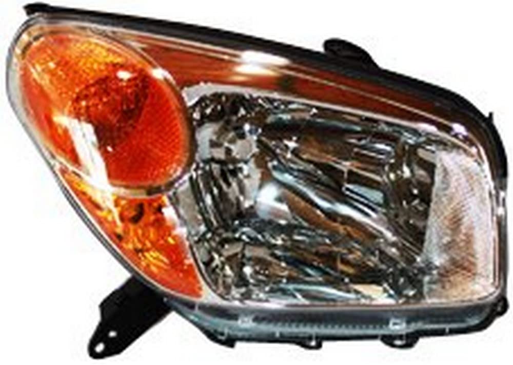 Right TYC Headlight Assembly Compatible with 2004-2005 Toyota Rav4