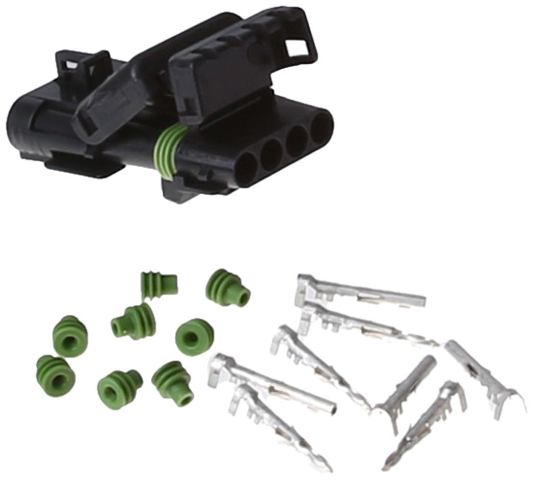 70404 Painless Performance Male & Female Weatherpack Kit, 4-Circuit