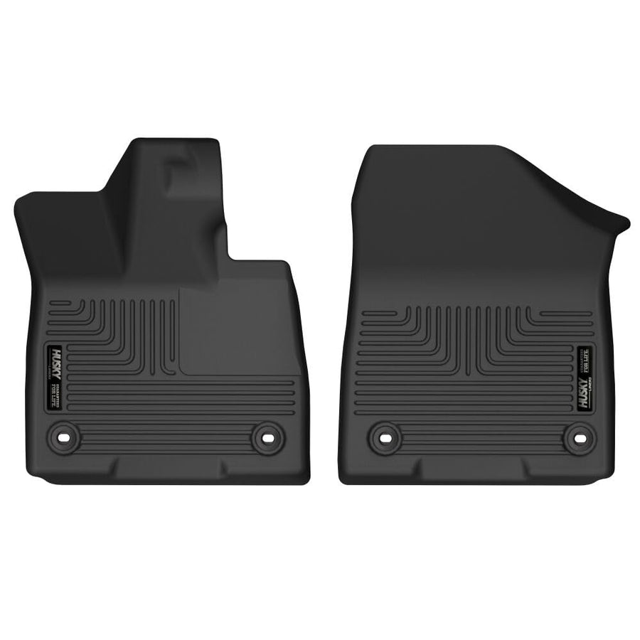 Husky Liners Floor Mats X-act Contour | Fits 2021-2025 Toyota Sienna | Front Row, 2-pc Black - 51861