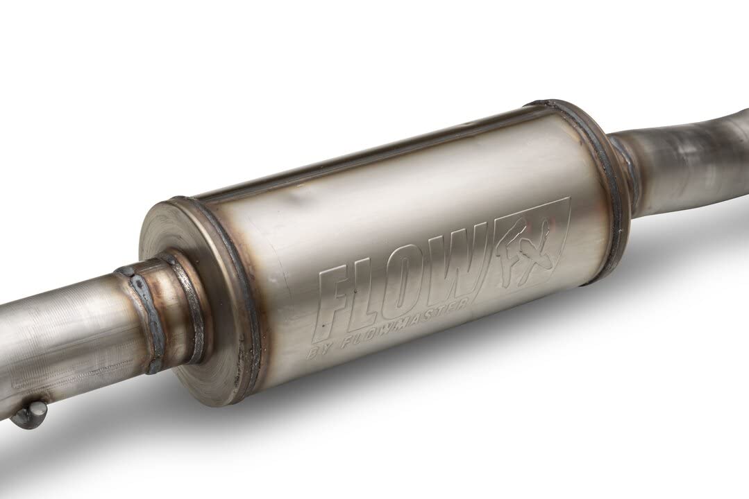 Flowmaster 718152 Extreme FlowFX Cat-Back Exhaust Kit 2.5 to 3 Inch 409 Stainless Steel Single Turn Down Dump Compatible with 2022-2024 Nissan Frontier 3.8L V6 2 & 4WD All Wheelbases