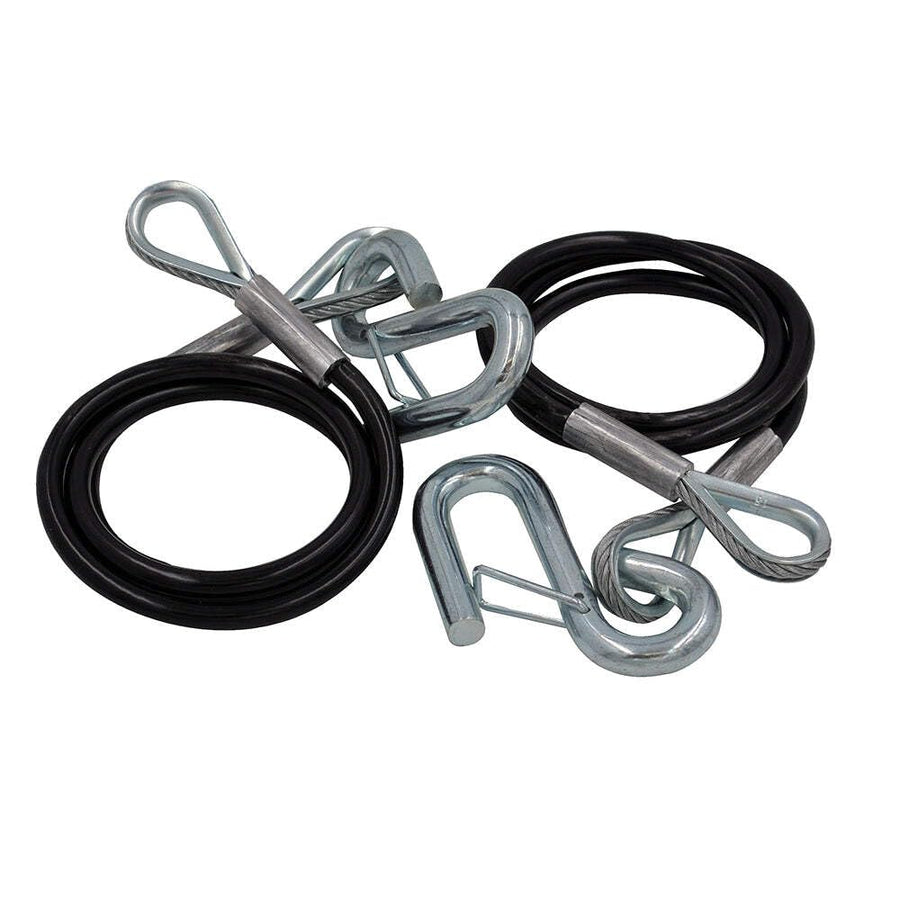 C.E. Smith - Safety Cables 3500lb Capacity - PVC Coated - Pair