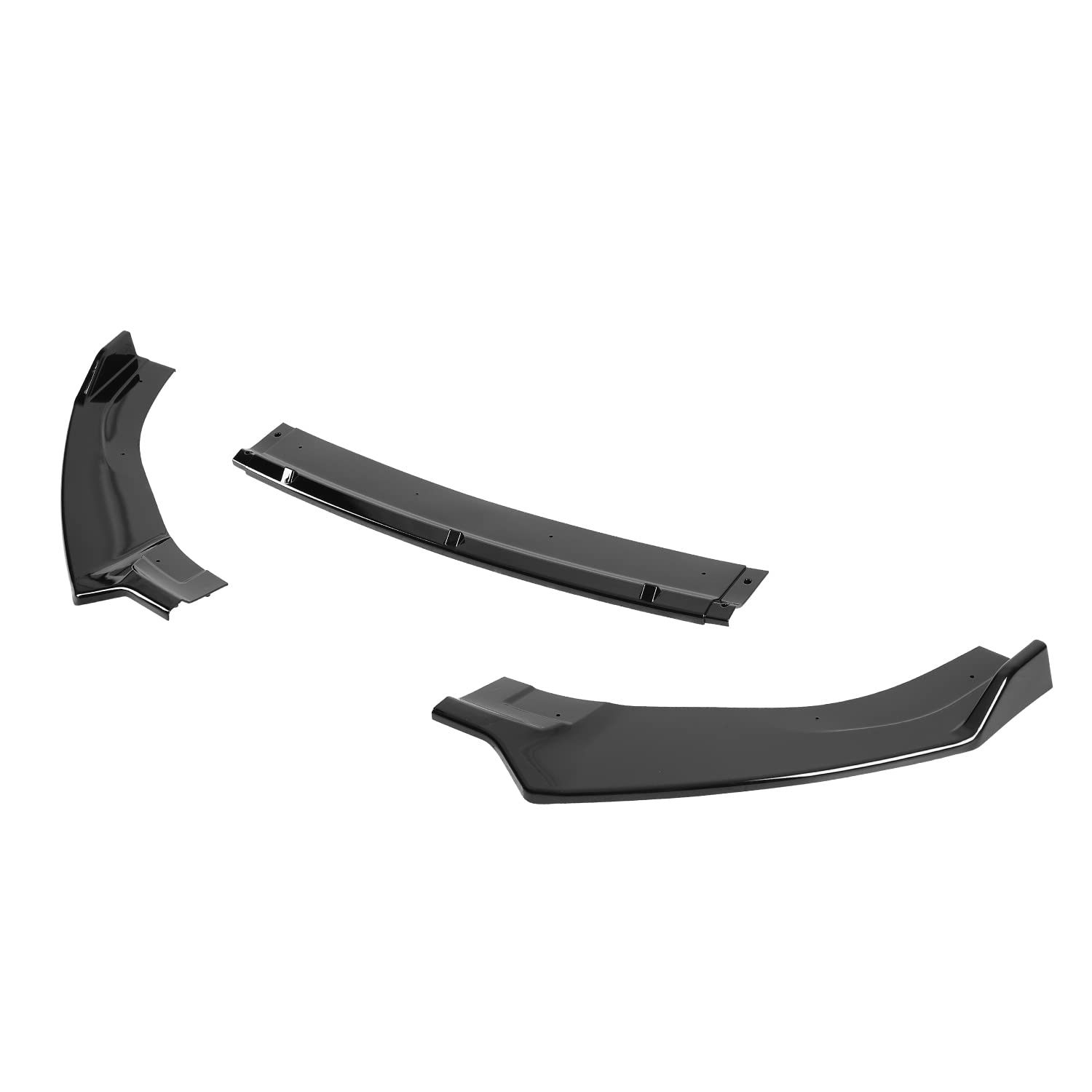 Glossy Black Spec-D Tuning Front Bumper Lip Compatible with 2014-2020 Volkswagen Golf Mk7