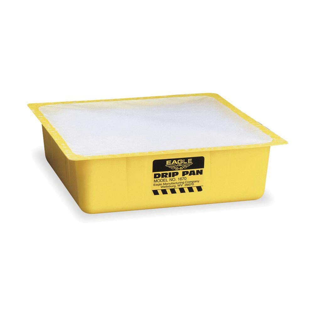 Yellow Drip Pans - complete drip pan